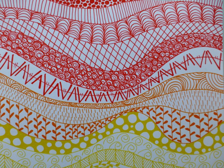 drodling, linjer, tusj, tegning