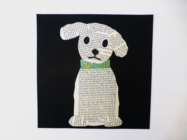 collage katt, fremgangsmåte