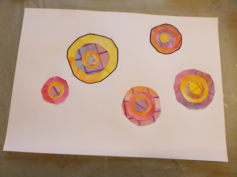 sirkler, vannmaling, male