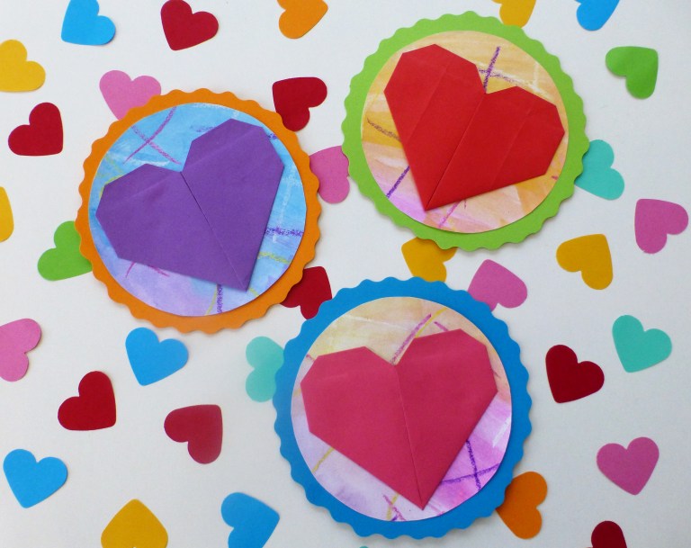 diy, kort med hjerte, morsdag, valentinsdag