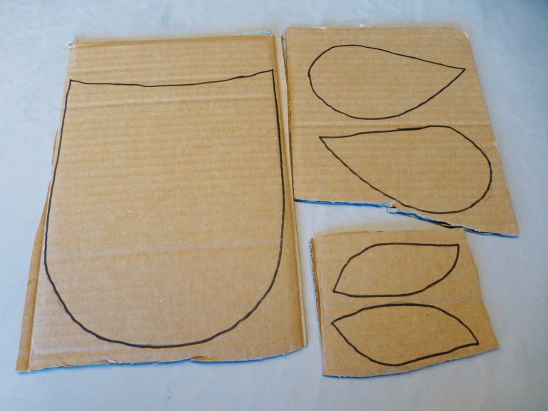 papp, gjenbruk, mal til ugle