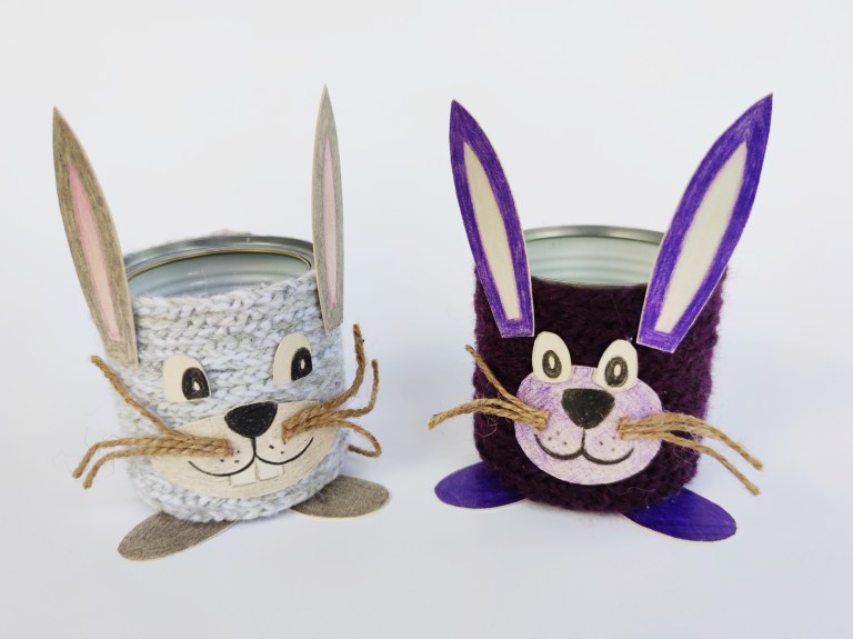 fingerhekle, gjenbruk, blikkboks