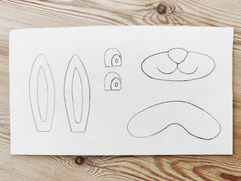 mal til ansikt påskehare