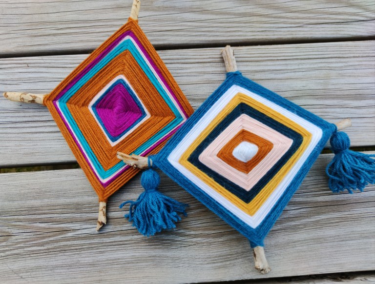 pinnevev, god´s eye vev